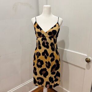 Nicole Miller Leopard Cocktail Dress